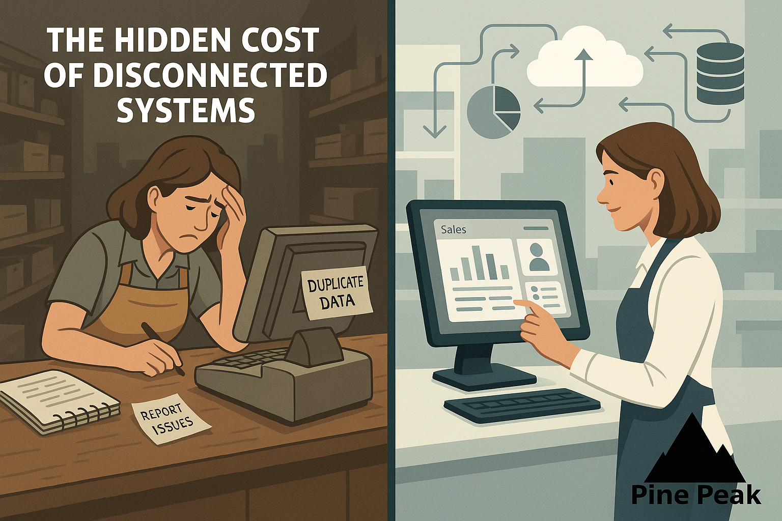 Hidden Cost of Disconnected Systems